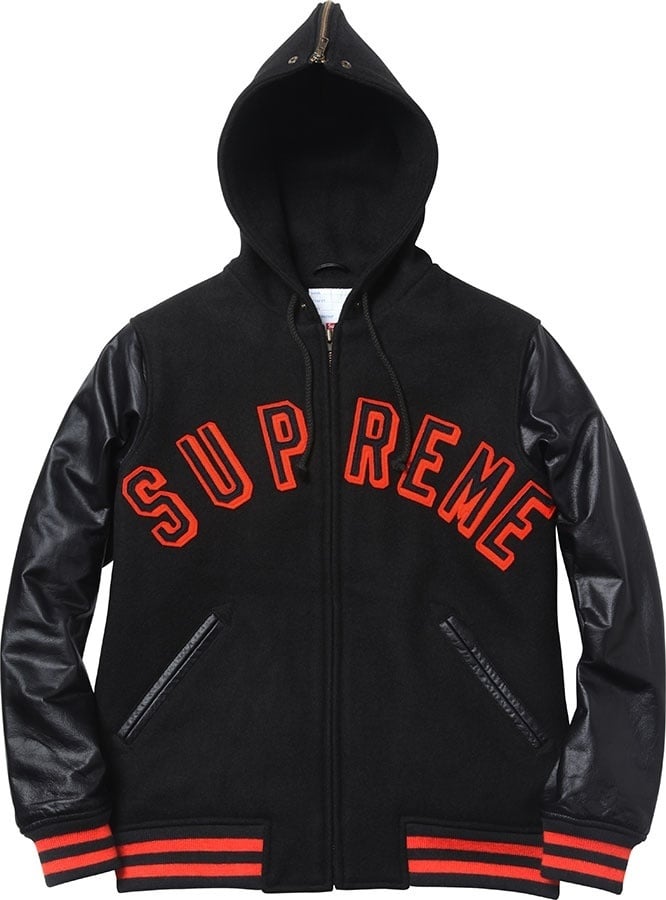 Hooded Varsity Jacket